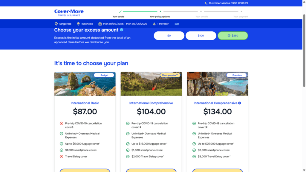 covermore promo code screenshot comparison | The Champagne Mile - Deals covermore promo code screenshot comparison