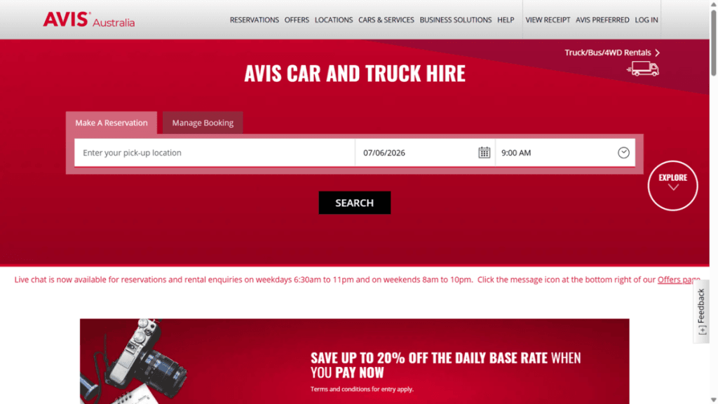 avis discount code screenshot