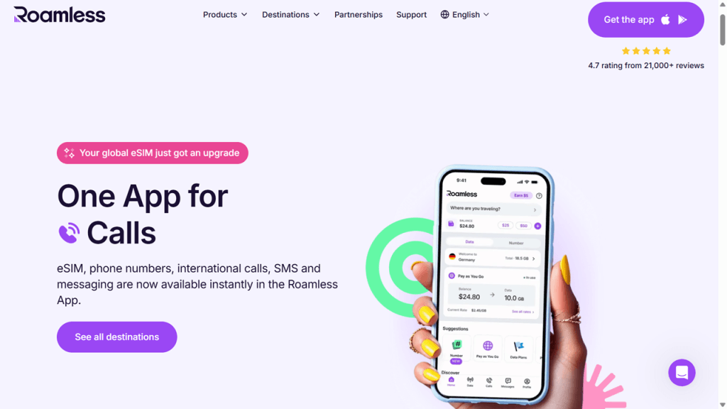roamless promo code screenshot | The Champagne Mile - Deals roamless promo code screenshot