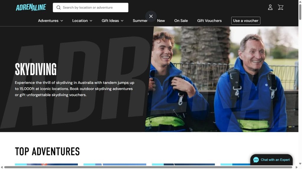 adrenaline promo code screenshot